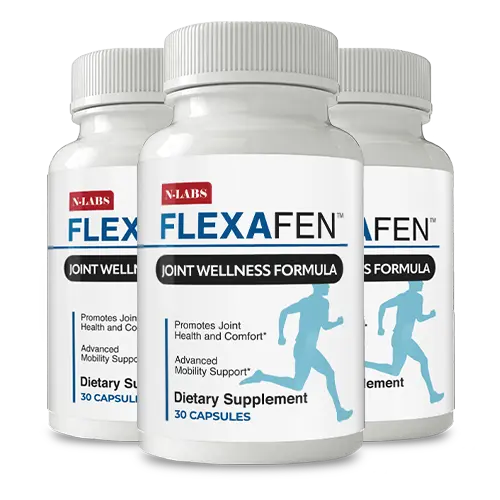 Flexafen three bottles